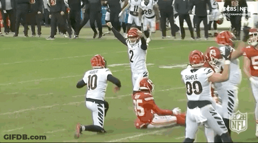 Who Dey Cincinnati Bengals Players Winning Moment GIF