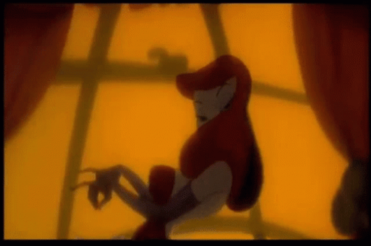 Who Framed Roger Rabbit Kiss GIF