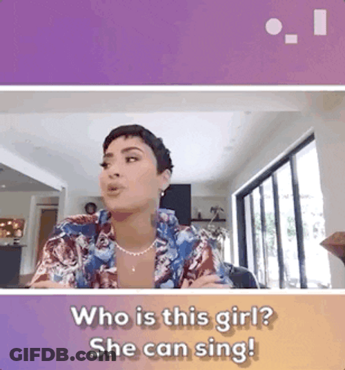 Who Is That Demi Lovato Video Call GIF
