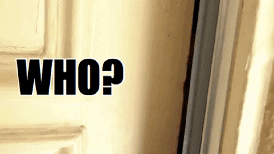 Who Is That Twitched Eyes Peeking GIF
