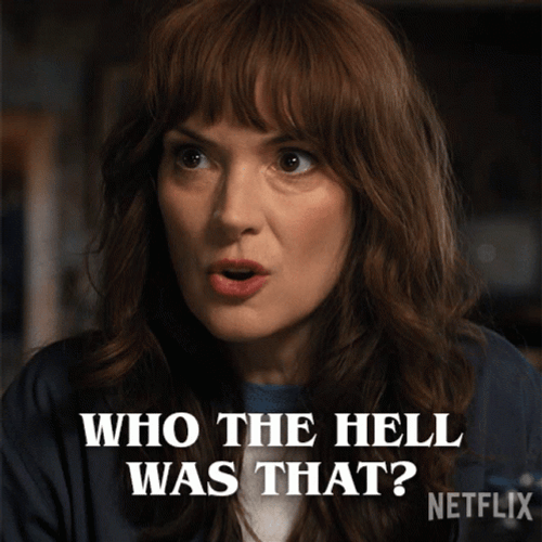 Who Is That Winona Ryder Stranger Things GIF