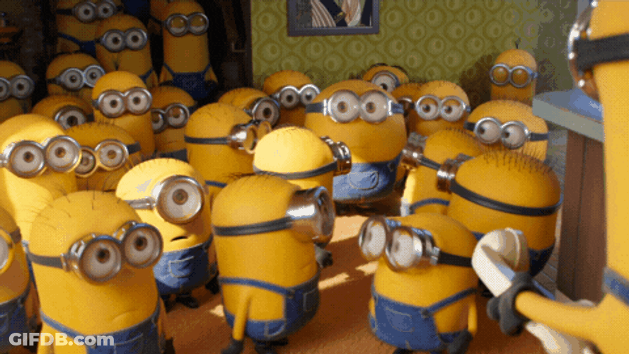 Who Me Cute Minions GIF
