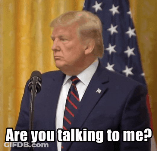 Who Me Donald Trump GIF