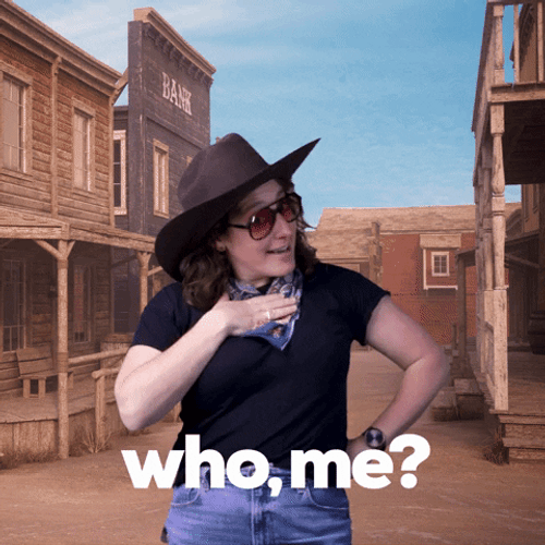 Who Me Julia Schulman Cow Girl GIF