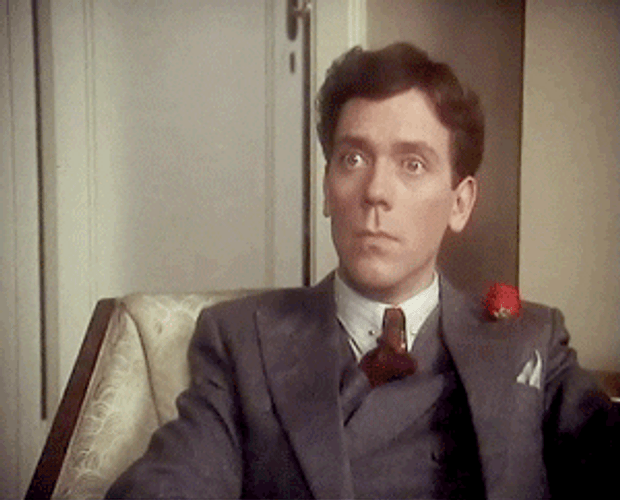 Who Me Young Hugh Laurie GIF