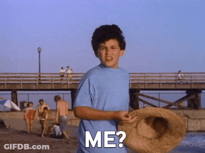 Who Me Young Kevin Arnol GIF