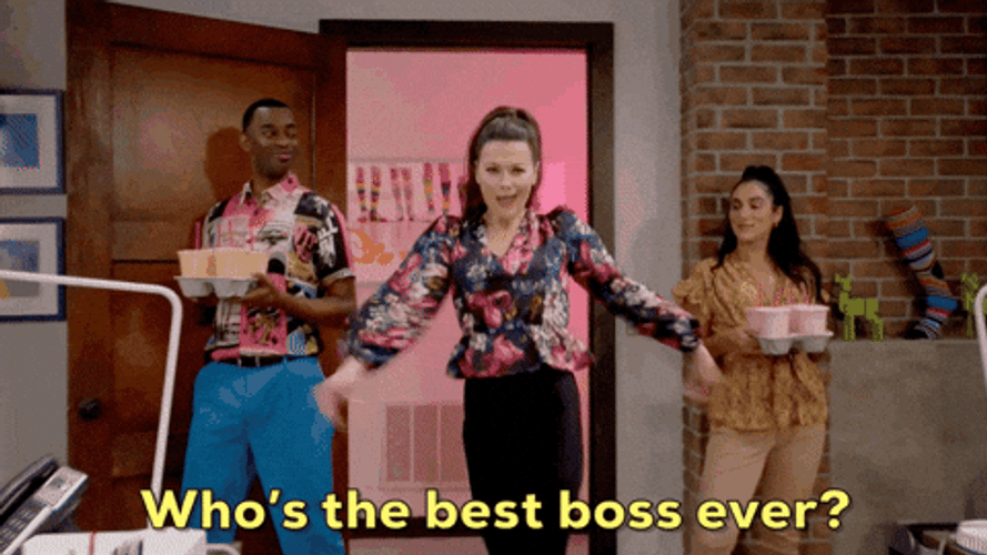 Who's The Best Bosses Day Ever GIF