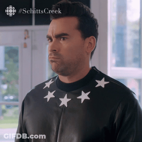 Who Said That David Rose Guilt Face GIF