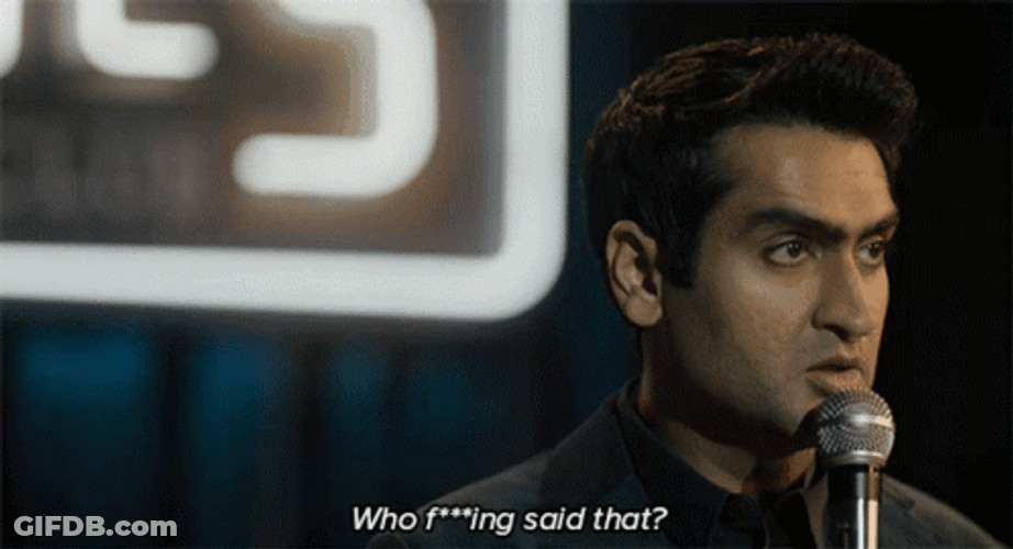 Who Said That Kumail Ali Nanjiani Serious Face GIF