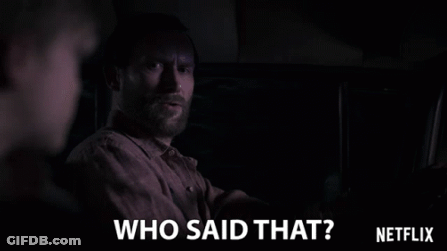 Who Said That Man Driving On A Car GIF