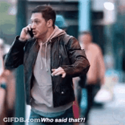 Who Said That Tom Hardy Wearing Leather Jacket GIF