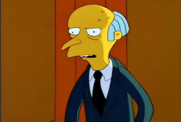 Who The Devil Are You Mr. Burns GIF