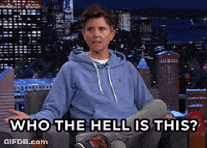 Who The Hell Is That GIF