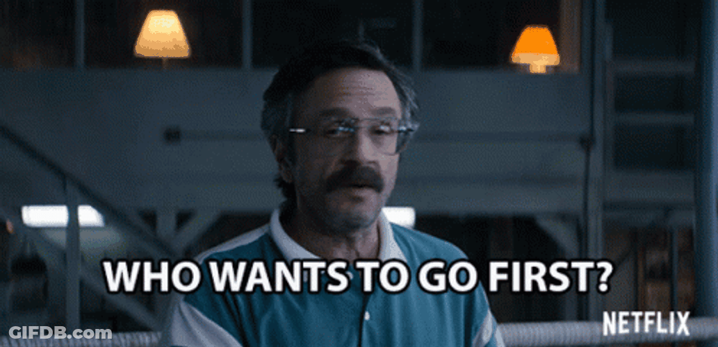 Who Wants To Go First Volunteer GIF