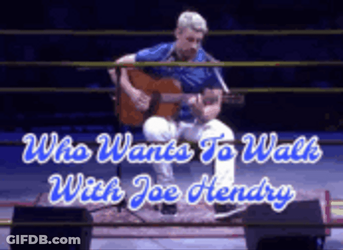 Who Wants To Walk With Joe Hendry GIF
