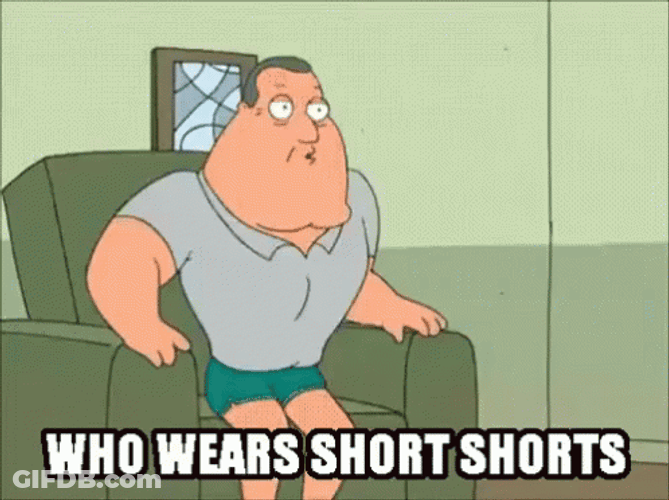 Who Wears Short Shorts Joe Swanson GIF