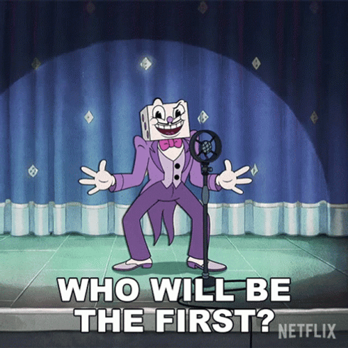 Who Will Be First GIF