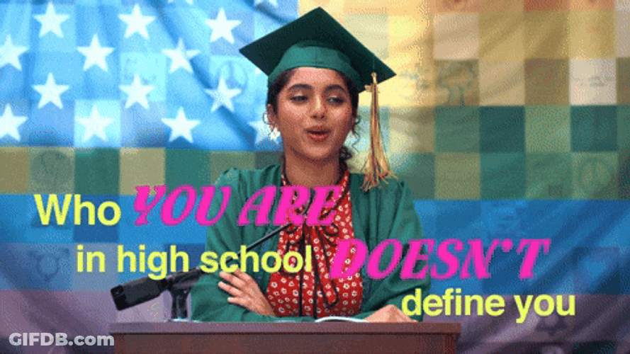 Who You Are Senior Year Doesn't Define You GIF