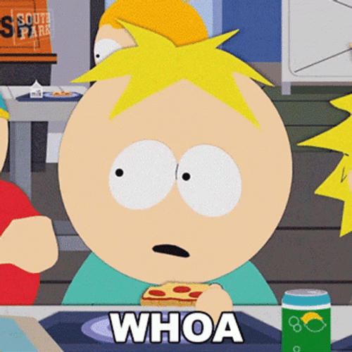 Whoa Butters South Park Amazed Shocked GIF