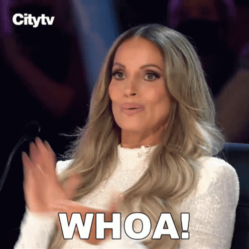 Whoa I'm Amazed Clapping Trish Stratus GIF