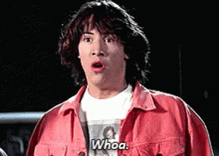 Whoa Whoah Keanu Reeves Young Vintage GIF