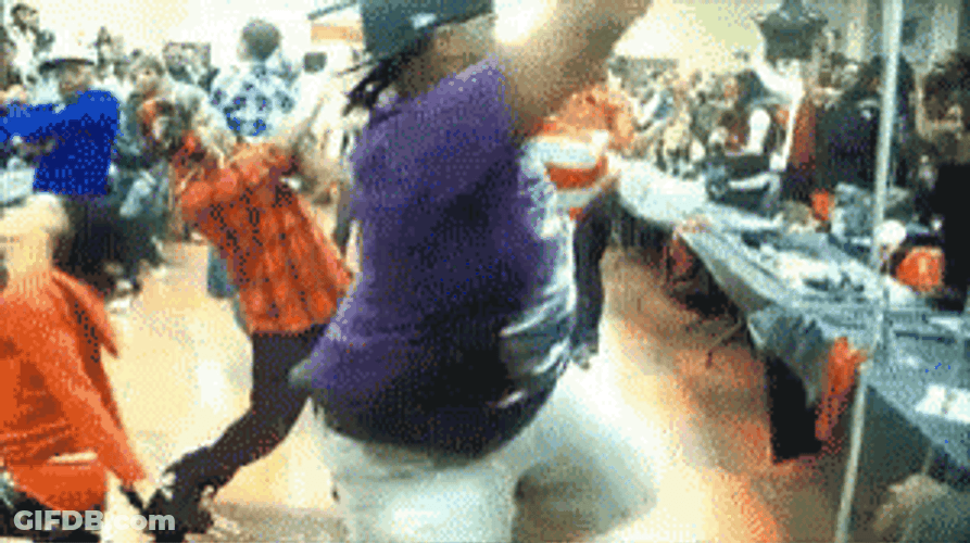Whole Club Dead Death Drop GIF