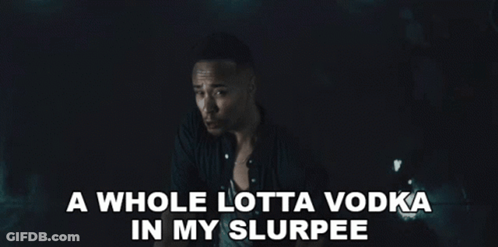 Whole Vodka In My Slurpee GIF