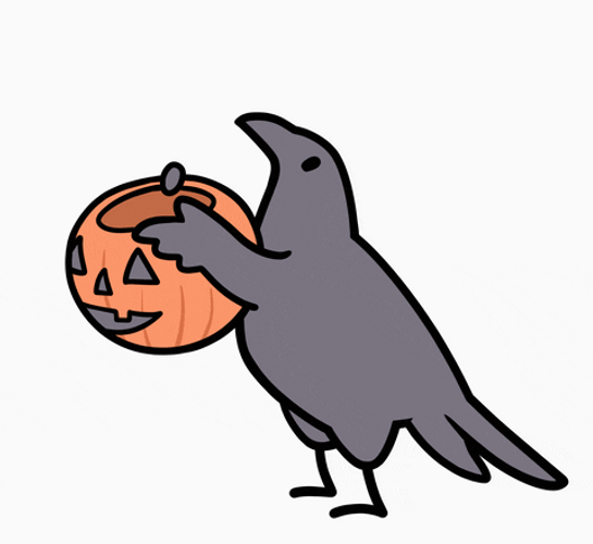 Whoop That Trick Halloween Bird GIF