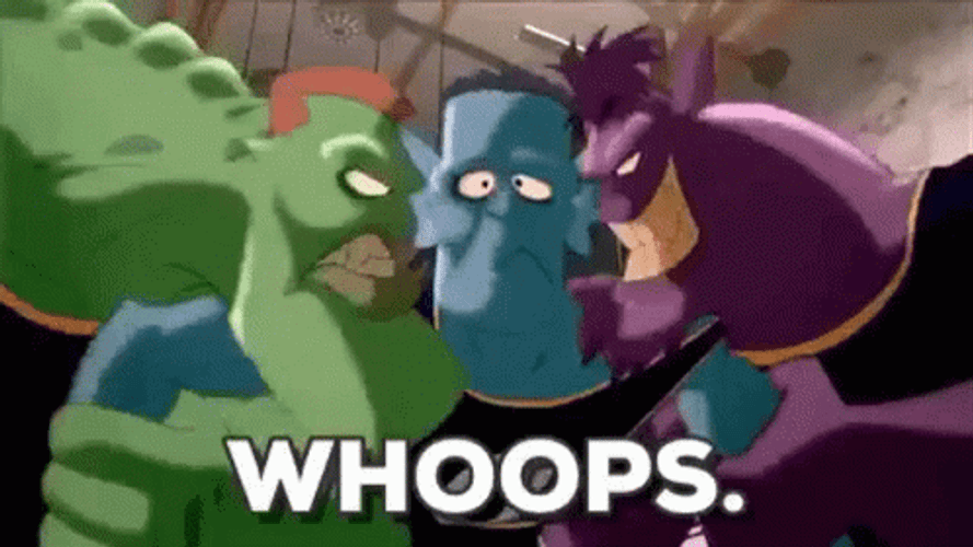 Whoops Of Space Jam Monstars GIF