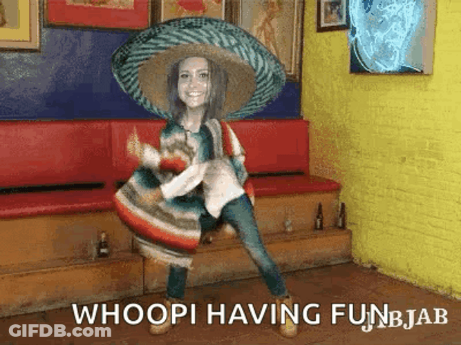 Whop Having Fun In Funny Taco Tuesday GIF