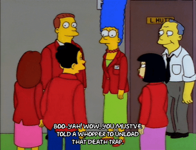 Whopper Whopper Realty Bites The Simpsons GIF