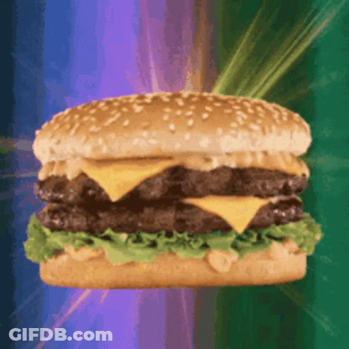 Whopper Whopper Shining Burger GIF