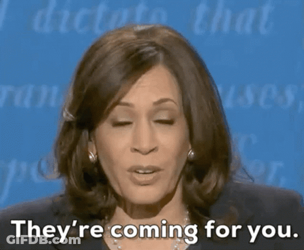 Whos Coming With Me Kamala Harris GIF