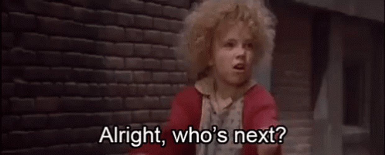 Whos Next Alright Brave Little Girl GIF
