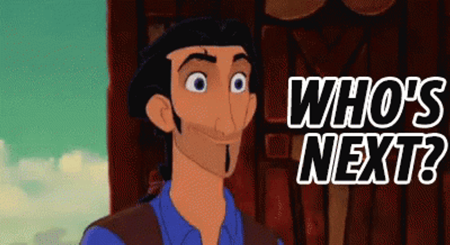 Whos Next Cartoon Guy Asks GIF