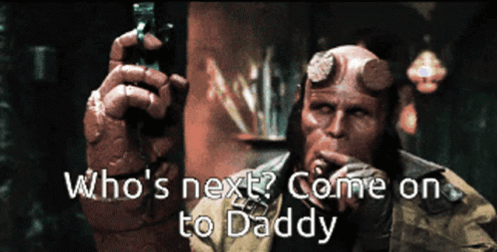 Whos Next Hellboy GIF