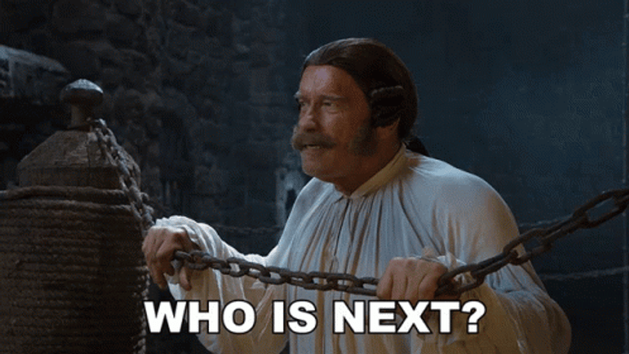 Whos Next Mustache Guy Asks GIF