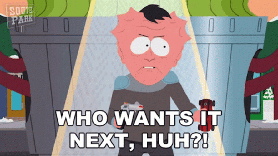 Whos Next Pink Alien Anime Guy GIF