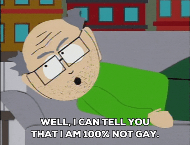 Why Are You Gay I Am 100% Not GIF