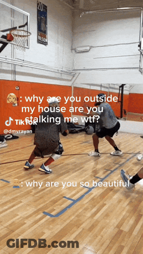 Why Are You Outside My House Are You Tiktoking Me Wtf Why Are You So Beautiful GIF