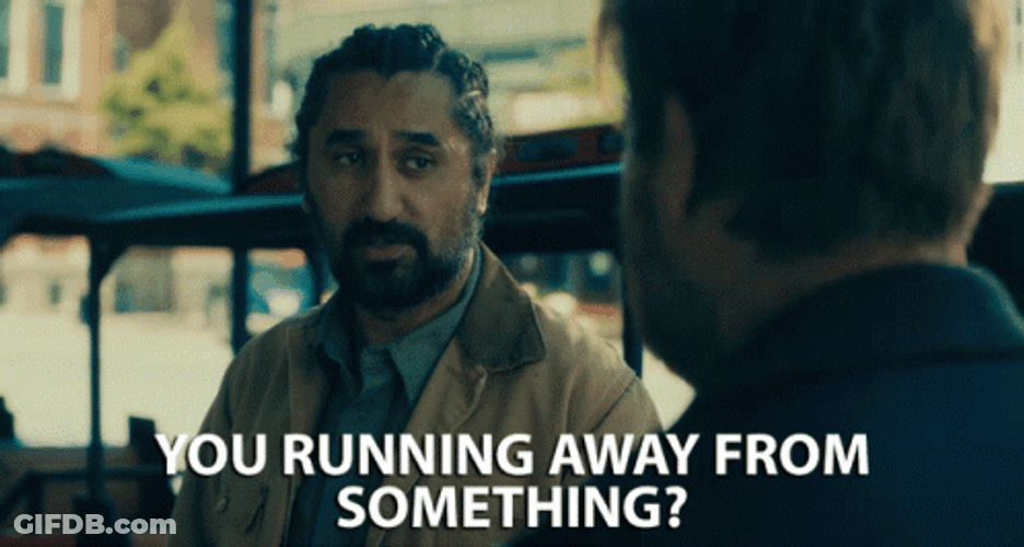 Why Are You Running Cliff Curtis GIF
