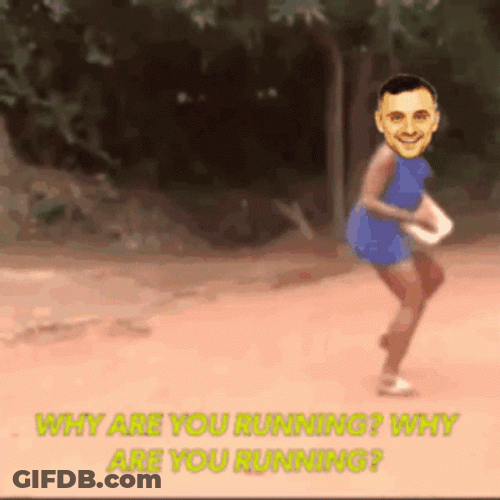 Why Are You Running Funny Face Swap GIF