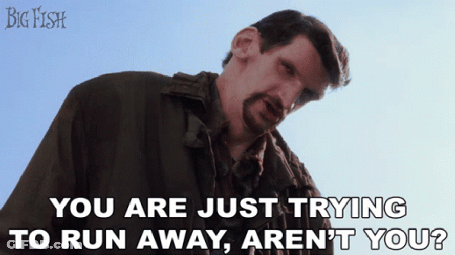 Why Are You Running Matthew McGrory GIF