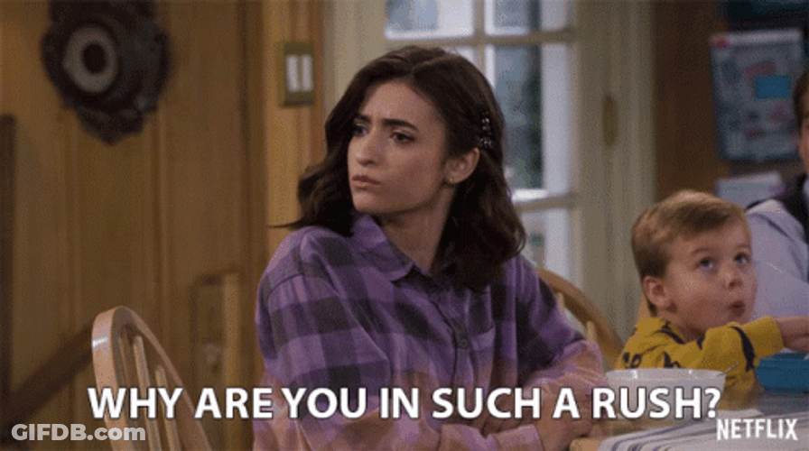 Why Are You Running Ramona Gibbler GIF