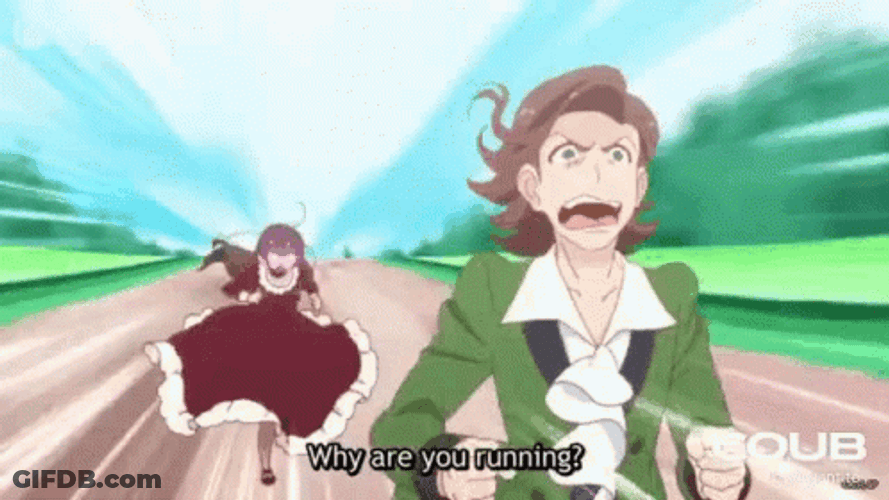 Why Are You Running Reiji Kirio GIF