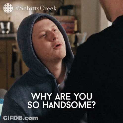 Why Are You So Handsome Patrick GIF