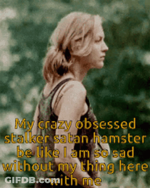 Why Are You So Obsessed With Me Beth Greene GIF