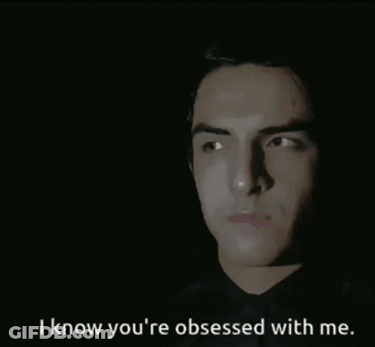 Why Are You So Obsessed With Me Intense Stare GIF