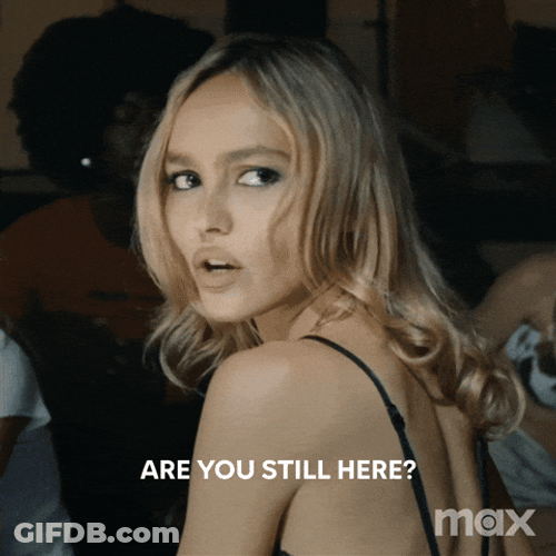 Why Are You Still Here Leave Now GIF