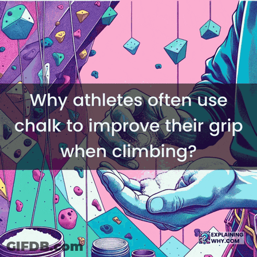 Why Athletes Often Use Chalk GIF